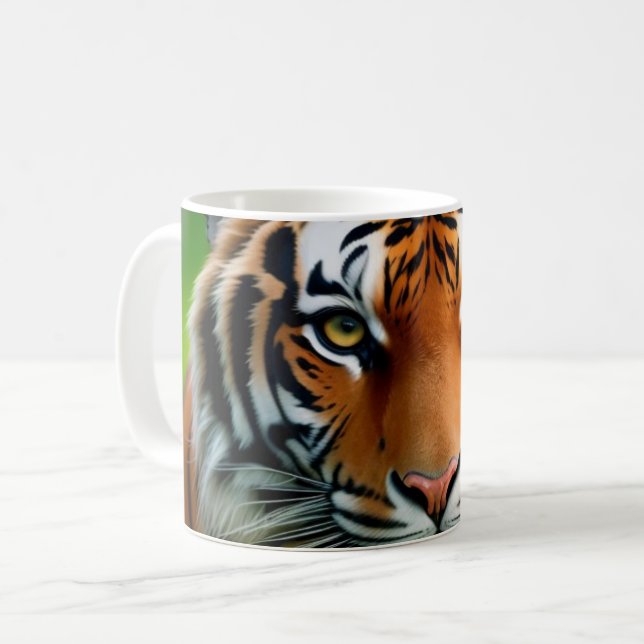 Mug La vie majestueuse d'un tigre (Devant gauche)