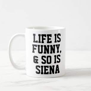 Mug La vie personnalisée est amusant Humour Citation S