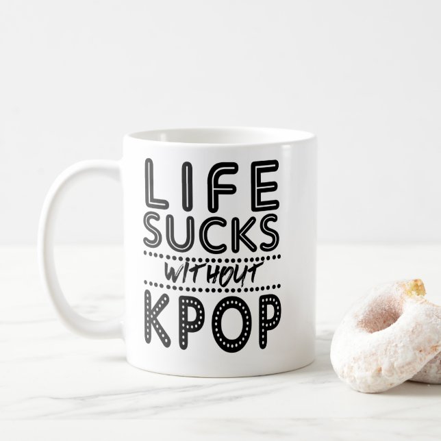 Mug La vie suce sans KPOP (Avec donut)