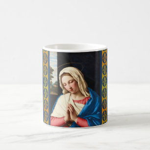Mug La Vierge à la prière, un paysage au-delà