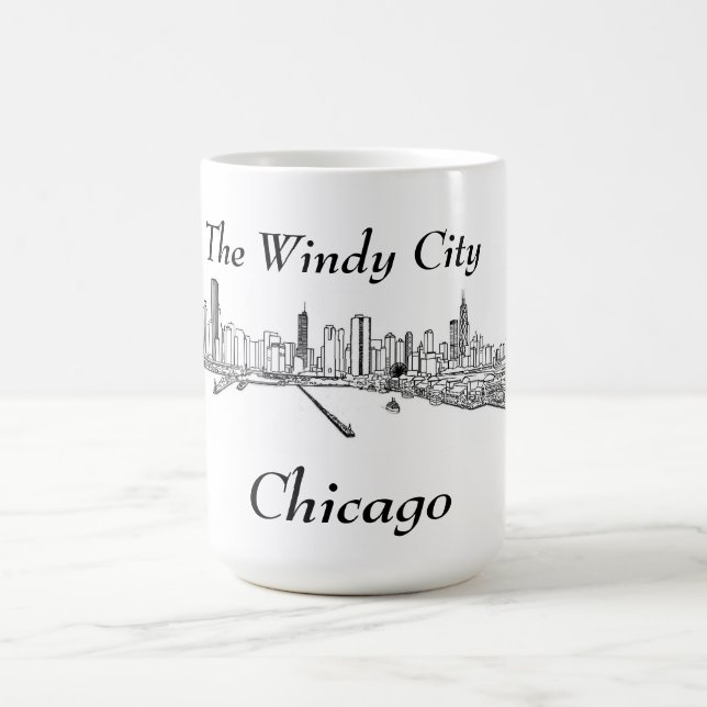 Mug La ville venteuse Chicago (Centre)