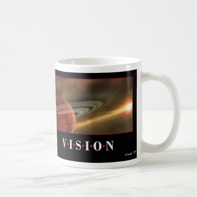 Mug La vision sans action est une rêverie (Droite)
