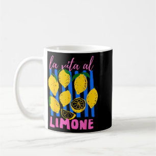 Mug La Vita Al Limone Drôle de citron italien fruit d'