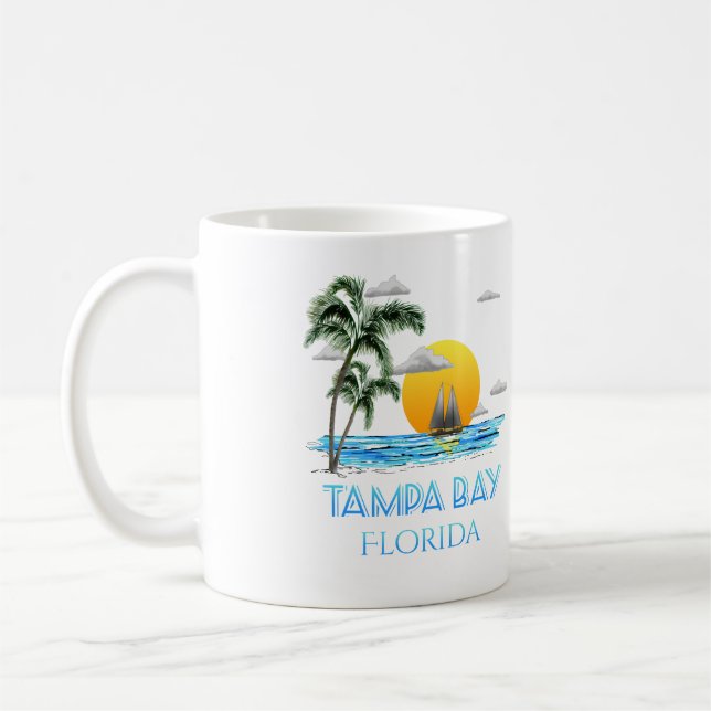 Mug La voile de la baie de Tampa en Floride (Gauche)