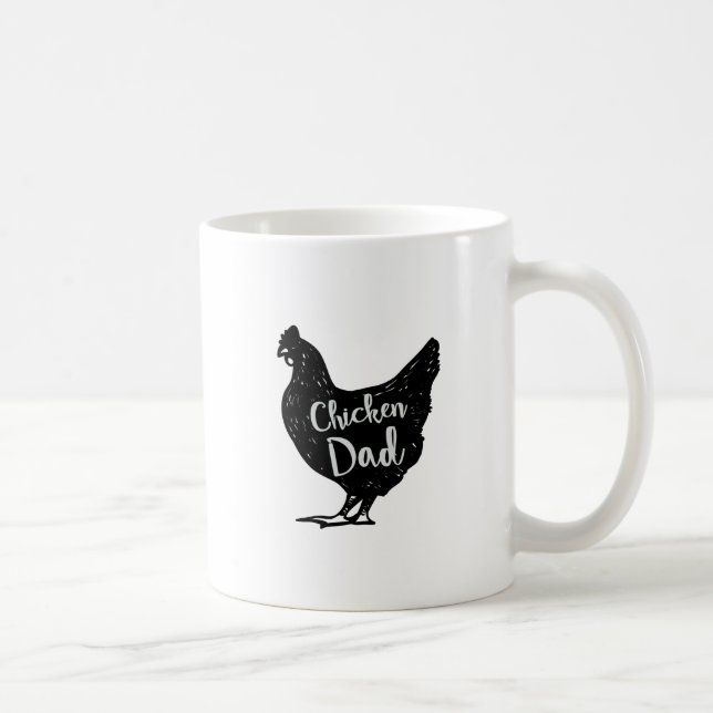 Mug La volaille de papa de poulet aiment des cadeaux (Droite)