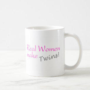 Mug La vraie femme font des jumeaux (le rose)