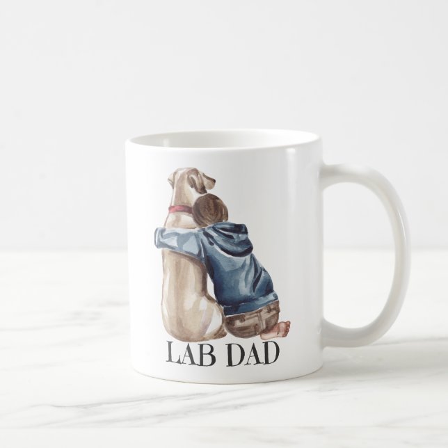 Mug Labo papa, propriétaire de chien de repérage de La (Droite)