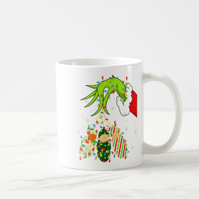 Mug Labor And Delivery Nurse Merry Christmas Xmas Ligh (Droite)