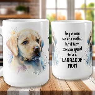 Mug Laboratoire jaune - Labrador Mom Extraordinaire
