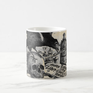 Mug Laboratoire Raven d'alchimie et crâne humain