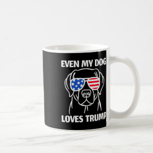 Mug Labrador Chien Sungles Usa Drapeau Même Mon Chien