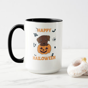 Mug Labrador En Chiens Citrouilles Cutes Happy Hallowe