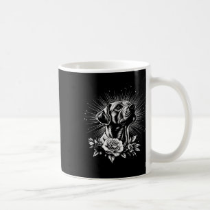 Mug Labrador Retriever de style tatouage rétro amateur