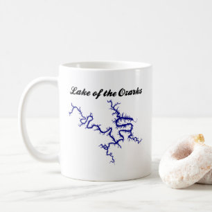 Mug Lac des Ozarks Missouri Rivage Bleu Café