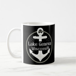 Mug Lac Léman Wisconsin Ancre nautique