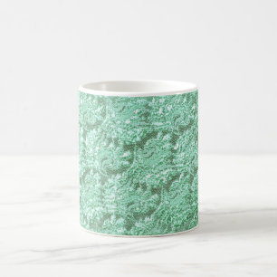 Mug Lace Mint vert floral