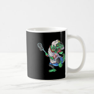 Mug Lacrosse Dinosaure T Rex Avec Bâton de Lacrosse Dr