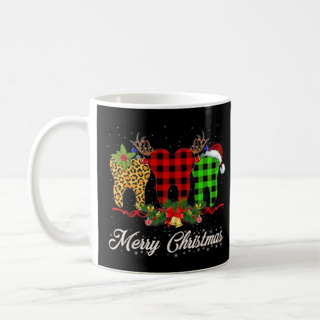 Mug Lacrosse Gnome Groupe de jumelage de famille Noël  (Gauche)
