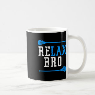 Mug Lacrosse Player Homme Garçons Lax Cadeau Relax Bro