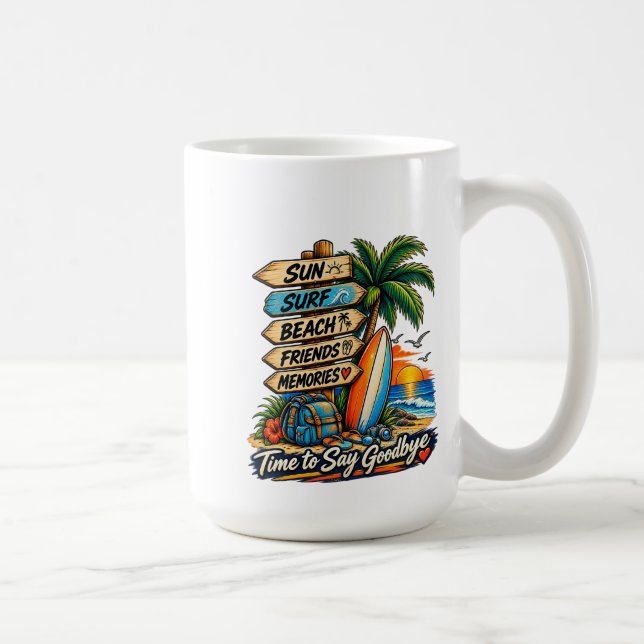 Mug L'adieu de l'été (Droite)