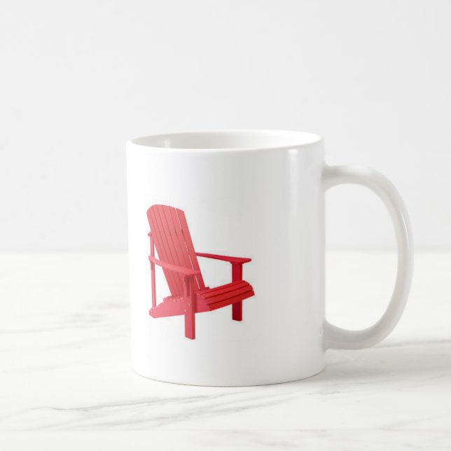 Mug L'Adirondacks appellent - chaise d'Adirondack (Droite)