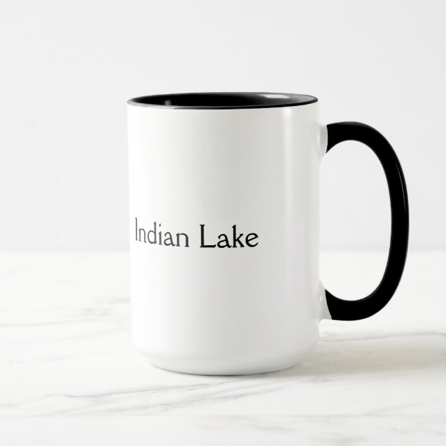 Mug L'Adirondacks appellent - lac indien (Droite)