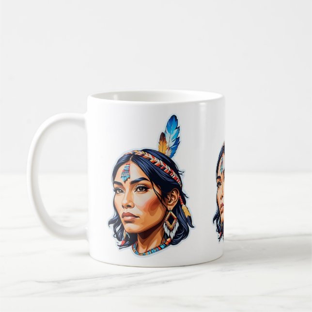 Mug Lady amérindienne (Gauche)