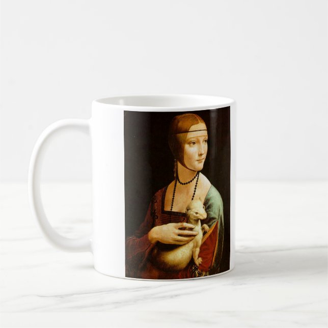 Mug Lady avec une mine, Léonard de Vinci (Gauche)