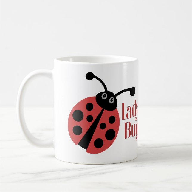 Mug Lady Bug Cute Animal Imprimer (Gauche)