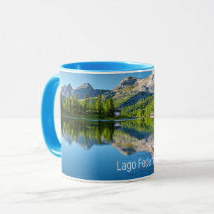 Mug Lago Federa, lac de montagne,