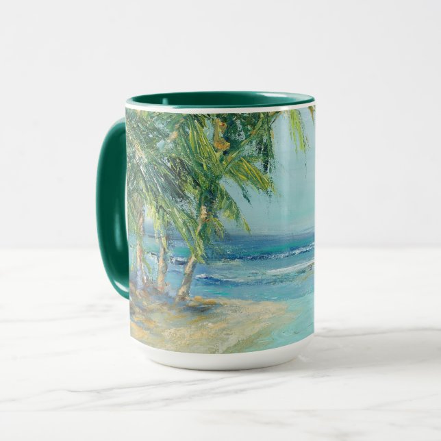 Mug Lagon Côtier Bleu (Devant gauche)