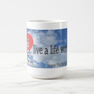 Mug L'agriculteur et le Yogi par vie en valeur la