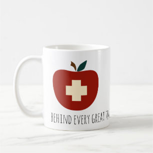 Mug L'aide/tasse auxiliaire du professeur personnalisé