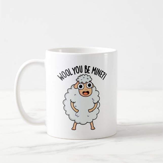 Mug Laine Tu Es À Moi Drôle Pun Mouton (Gauche)