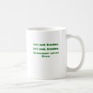 Mug Laisse la grand-maman de cuisinier que la