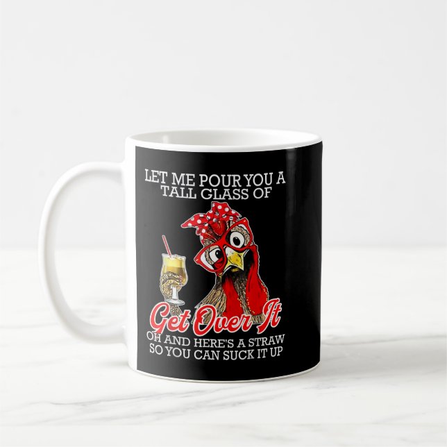 Mug Laisse-Moi Te Verser Un Grand Verre De Le Surpasse (Gauche)