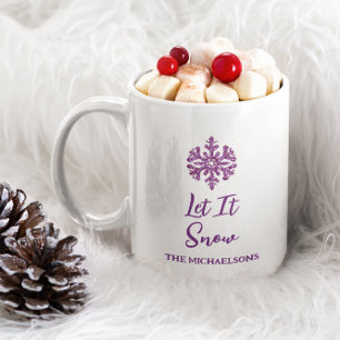 Mug Laisser neiger Flèche-neige pourpre