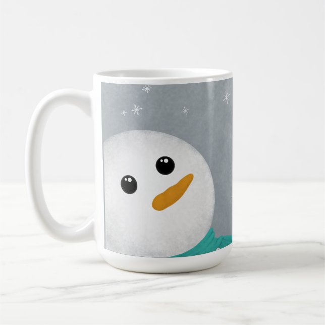 Mug Laisser neiger Snowman (Gauche)