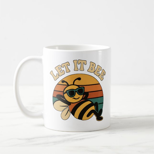 Mug Laisser Retro Funny Bee (Gauche)