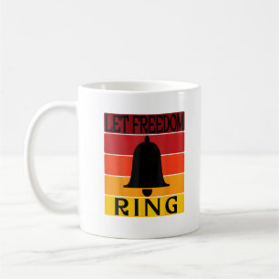 Mug Laissez la ceinture de liberté Retro Sunset Bell