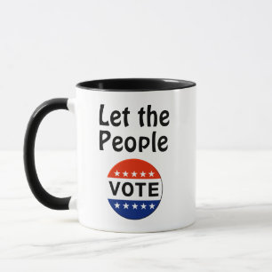 Mug Laissez le peuple VOTER