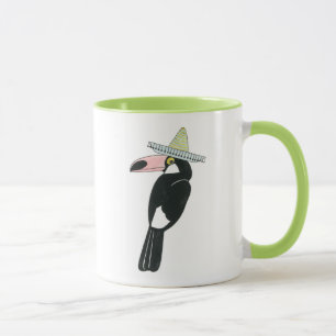 Mug Laissez-nous taco au sujet de sombrero de toucan