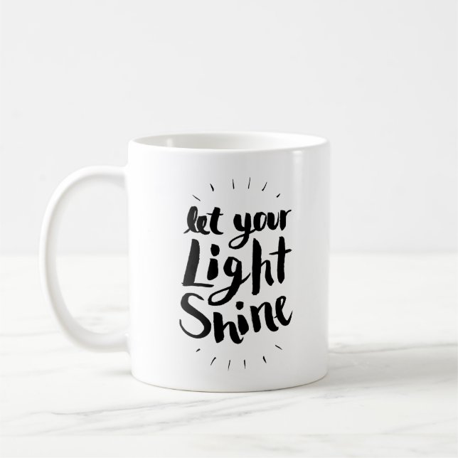 Mug Laissez votre éclat léger (Gauche)