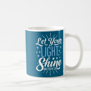 Mug Laissez votre lumière briller t shirt hommes femme