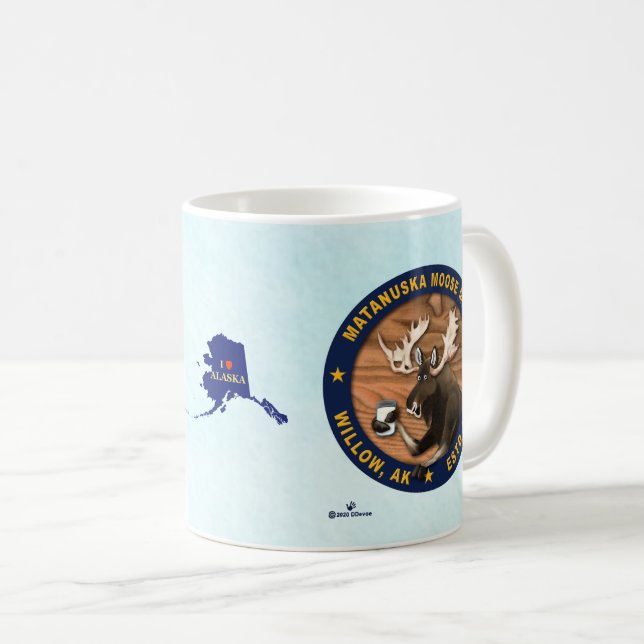 Mug Lait de l'élan de Matanuska (Devant droit)