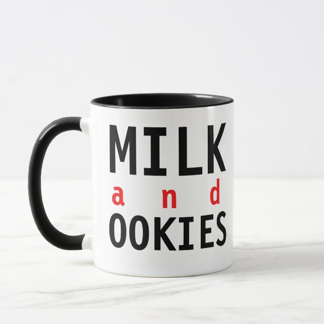 Mug Lait Et Cookies (Gauche)