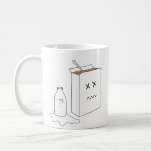Mug lait renversé