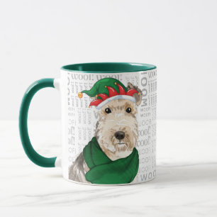 Mug Lakeland Terrier Amoureux des chiens Noël