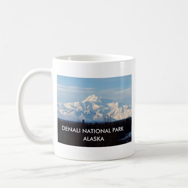 Mug L'Alaska, Mt McKinley, Denali, Talkeetna, (Gauche)
