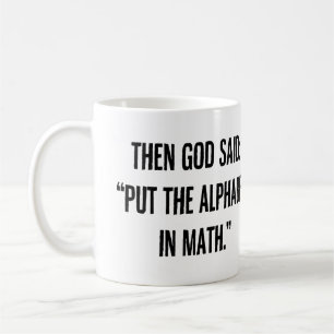 Mug L'alphabet en mathématiques
